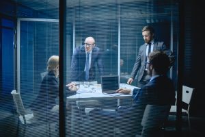 Business team at work