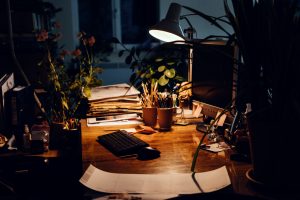 Small business owner, Designer workplace. Female Designer, sewing studio owner, creative studio